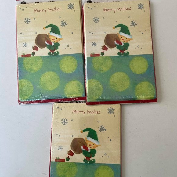 NWT- Set of 3 Packs of Christmas Cards - Picture 1 of 2